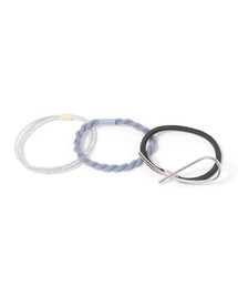 studio CLIP | ラメネジネジ3個セットゴム(ヘアゴム)