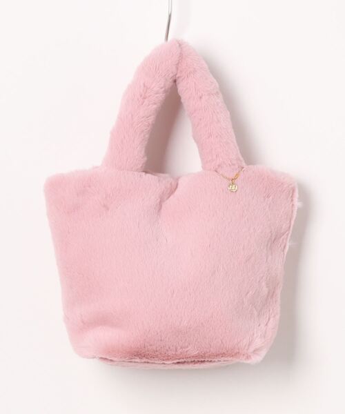 HAKKA KIDS（ハッカキッズ）の「フェイクファーハンドバッグ（ハンドバッグ・キッズ・ピンク/キナリ/イエロー・FREE）」の3枚目の写真