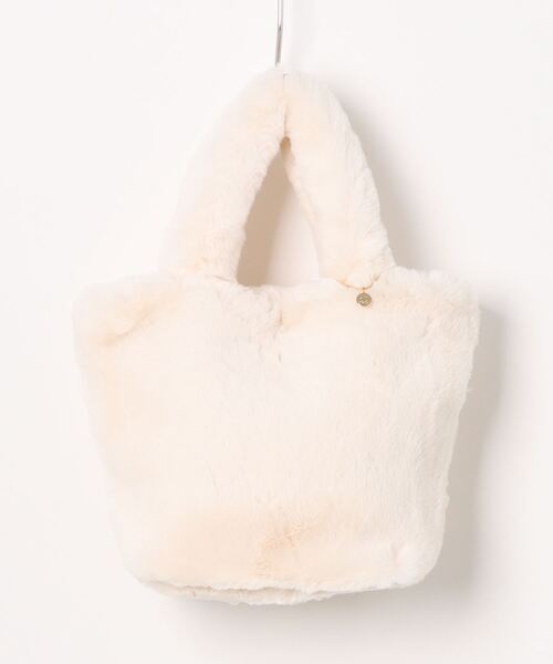 HAKKA KIDS（ハッカキッズ）の「フェイクファーハンドバッグ（ハンドバッグ・キッズ・ピンク/キナリ/イエロー・FREE）」の2枚目の写真