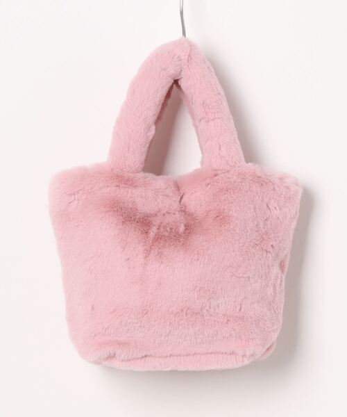 HAKKA KIDS（ハッカキッズ）の「フェイクファーハンドバッグ（ハンドバッグ・キッズ・ピンク/キナリ/イエロー・FREE）」の4枚目の写真