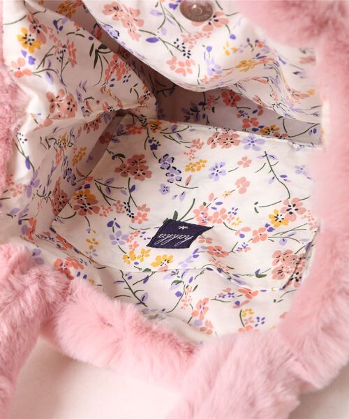 HAKKA KIDS（ハッカキッズ）の「フェイクファーハンドバッグ（ハンドバッグ・キッズ・ピンク/キナリ/イエロー・FREE）」の6枚目の写真