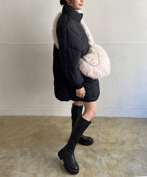 Jewelobe(ジュエローブ)の「ハートシェイプ2wayストラップパッフィーバッグ(ショルダーバッグ・レディース・ブルー/ピンク/ベージュ・FREE)」の18枚目の写真