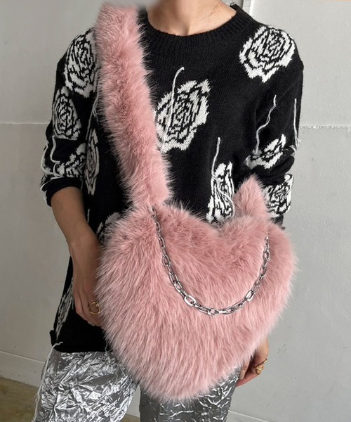 Jewelobe(ジュエローブ)の「ハートシェイプ2wayストラップパッフィーバッグ(ショルダーバッグ・レディース・ブルー/ピンク/ベージュ・FREE)」の20枚目の写真