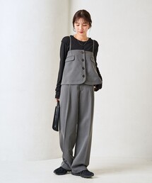 限定展開 マルチウェイ ビスチェ 付き セットアップ(ビスチェ・パンツ)