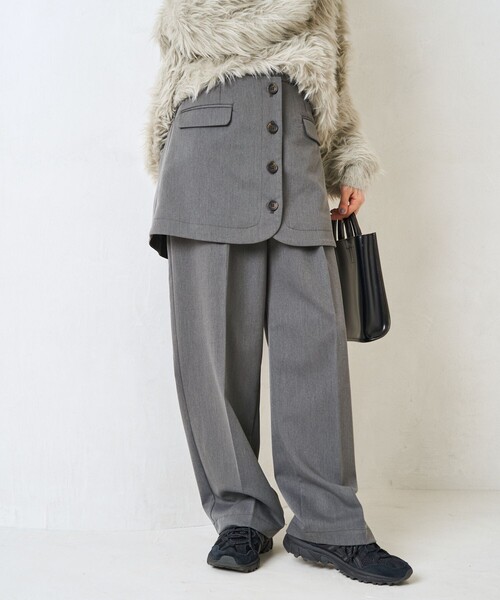 FREAK'S STORE（フリークスストア）の「限定展開　マルチウェイ ビスチェ 付き セットアップ（ビスチェ・パンツ）（セットアップ・レディース・グレー/ベージュ/ブラック・MEDIUM/SMALL）」の18枚目の写真