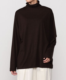 Kaptain Sunshine | KAPTAIN SUNSHINE | メリノ天竺 ハイネック長袖Tシャツ WOMEN(Tシャツ/カットソー)