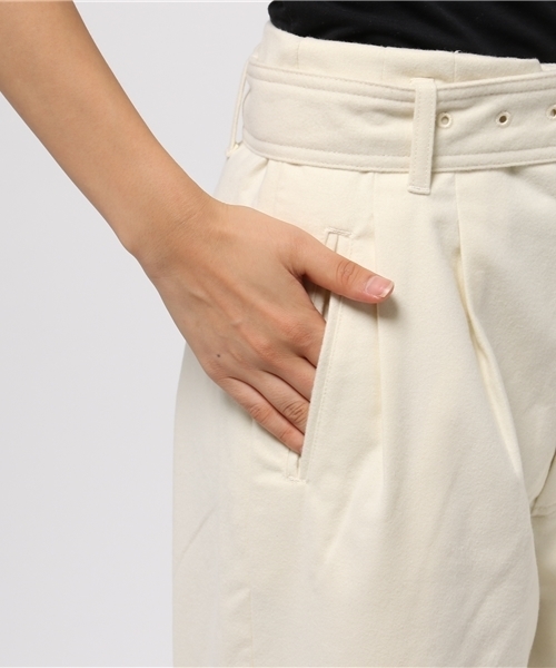 Chico(チコ)の「ベルト付ワイドパンツ(その他パンツ・レディース・ブラック/ホワイト/ベージュ・FREE)」の9枚目の写真