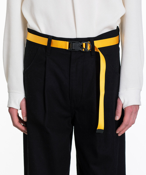 VICTIM（ヴィクティム）の「VICTIM ヴィクティム / FIEDLOCK BELT フィドロックベルト / VTM-24-A-109（ベルト・メンズ・オレンジ/イエロー/グリーン/ブラック・FREE）」の3枚目の写真