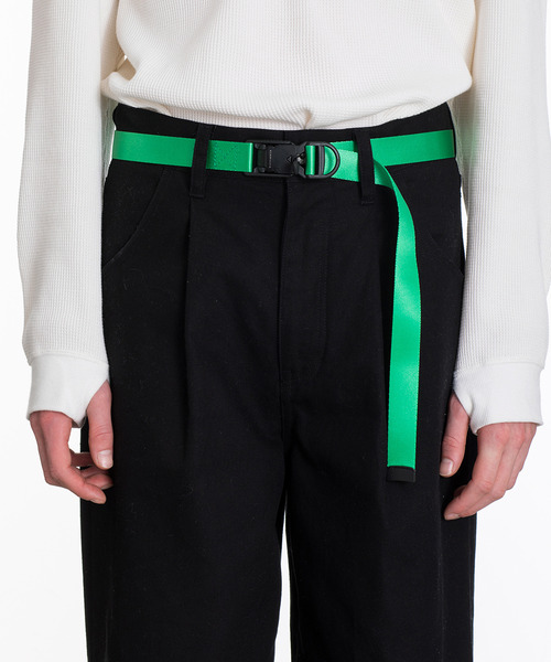 VICTIM（ヴィクティム）の「VICTIM ヴィクティム / FIEDLOCK BELT フィドロックベルト / VTM-24-A-109（ベルト・メンズ・オレンジ/イエロー/グリーン/ブラック・FREE）」の2枚目の写真