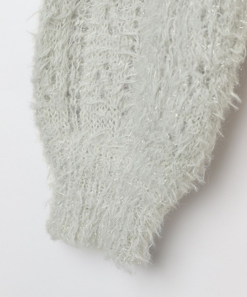 Heather（ヘザー）の「WZIPシャギーニット2Pワンピース　156593（ワンピース・レディース・ブラック/グレー/アイボリー・FREE）」の17枚目の写真