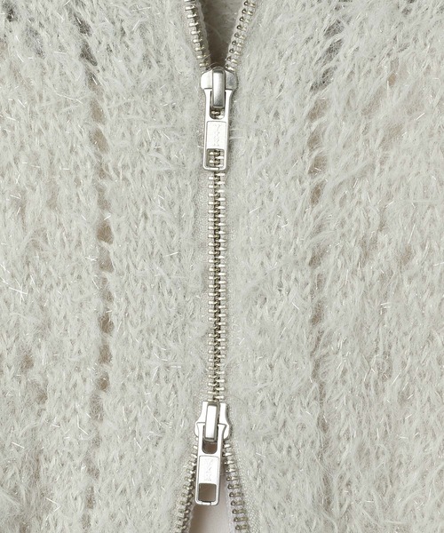 Heather（ヘザー）の「WZIPシャギーニット2Pワンピース 156593