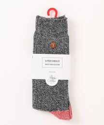 Alfredo Gonzales（アルフレッドゴンザレス ）の「Twisted Yarn_Black/Grey_m（ソックス/靴下）」