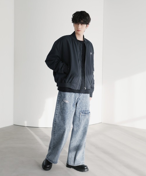 セール】U.S.POLO ASSN.別注 オーバーサイズ中綿ショートMA-1（MA-1