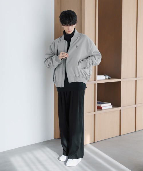 U.S.POLO ASSN.別注 オーバーサイズ中綿ショートMA-1（MA-1）｜U.S.