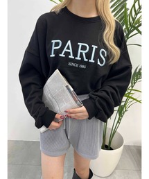 WC | PARIS刺繍ビッグスウェット(スウェット)