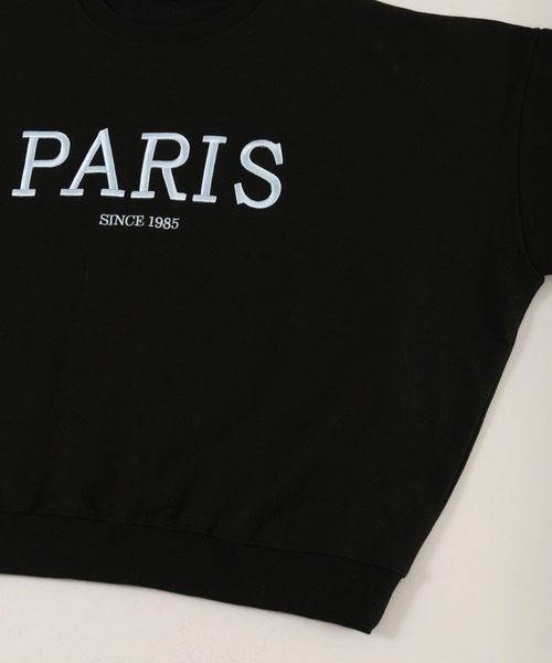 WC（ダブル シー）の「PARIS刺繍ビッグスウェット（スウェット・レディース・グレー/ブラック・FREE）」の15枚目の写真