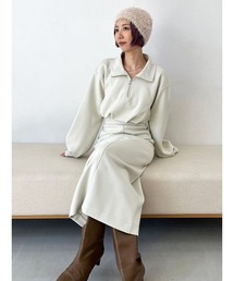 LILY BROWN | ボンディングセットアップ(ワンピース)