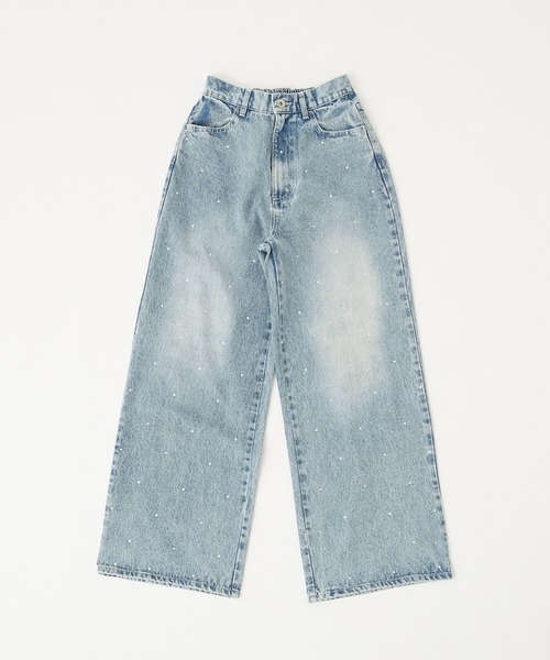 one after another NICE CLAUP（ワンアフターアナザーナイスクラップ）の「アソートワイドデニムパンツ（デニムパンツ・レディース・ブルー系/ブラウン系・SMALL/MEDIUM）」の7枚目の写真