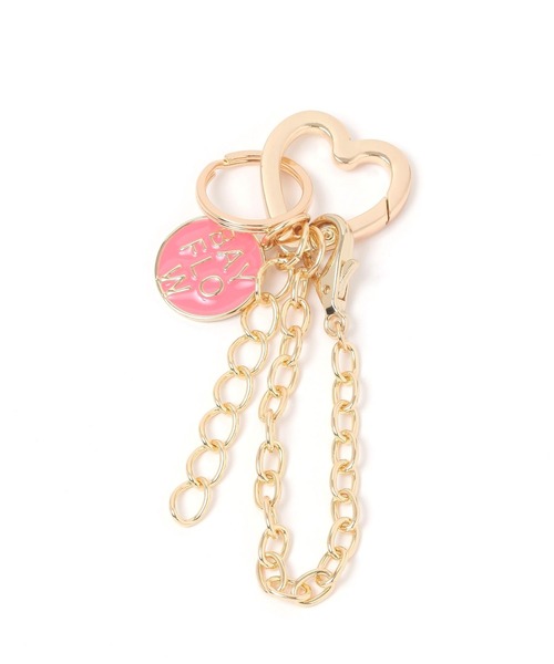 BAYFLOW（ベイフロー）の「ハートカラビナロゴチャーム（チャーム・レディース・イエロー/ピンク/ホワイト/ブルー・FREE）」の4枚目の写真