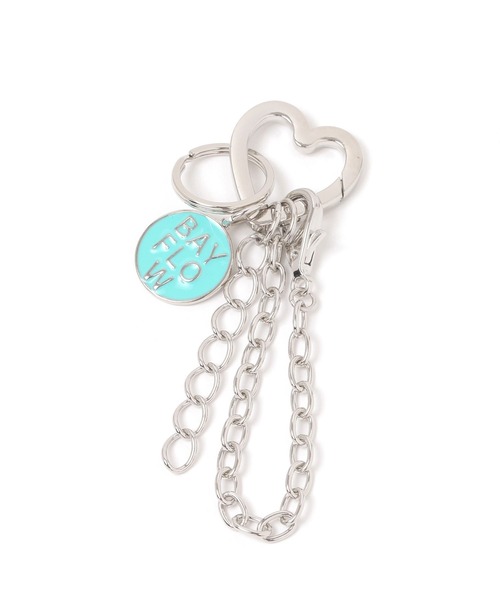 BAYFLOW（ベイフロー）の「ハートカラビナロゴチャーム（チャーム・レディース・イエロー/ピンク/ホワイト/ブルー・FREE）」の2枚目の写真