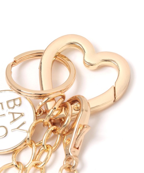 BAYFLOW（ベイフロー）の「ハートカラビナロゴチャーム（チャーム・レディース・イエロー/ピンク/ホワイト/ブルー・FREE）」の6枚目の写真