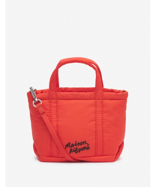 Maison Kitsune（メゾンキツネ）の「FOX HEAD PUFFER MINI TOTE