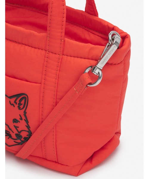 Maison Kitsune（メゾンキツネ）の「FOX HEAD PUFFER MINI TOTE