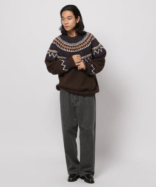 その他 nico セール】求心柄ニットプルオーバー（ニット/セーター）｜niko