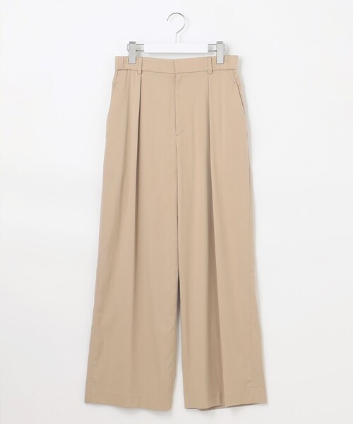 自由区（ジユウク）の「テンセルナイロンツイルワイド パンツ（その他パンツ・レディース・ベージュ系/ネイビー系・32）」の16枚目の写真