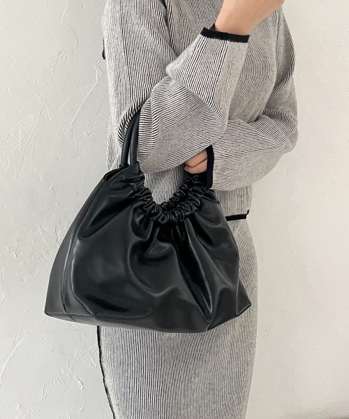 セール】ワンハンドルギャザーバッグ（ハンドバッグ）｜Rejoule