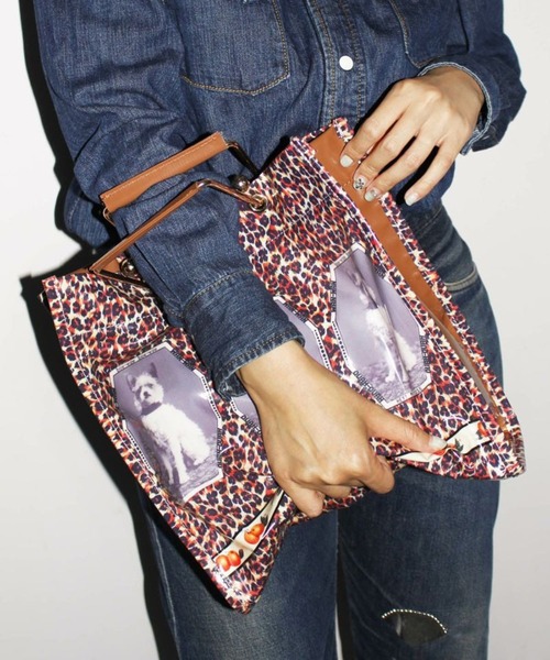 HEY!MrsROSE(ヘイミセスローズ)の「【HEY! Mrs ROSE】HEY! MetalHandleBAG 245-140504(ハンドバッグ・レディース・ブルー/ホワイト/ブラウン・FREE)」の19枚目の写真