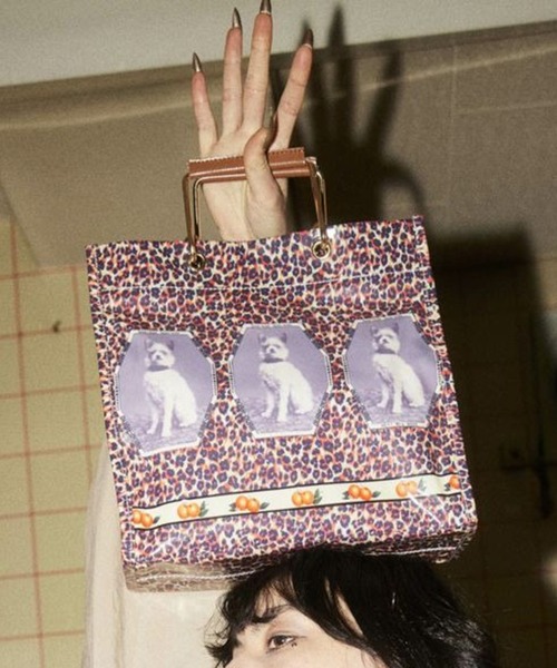 HEY!MrsROSE(ヘイミセスローズ)の「【HEY! Mrs ROSE】HEY! MetalHandleBAG 245-140504(ハンドバッグ・レディース・ブルー/ホワイト/ブラウン・FREE)」の22枚目の写真