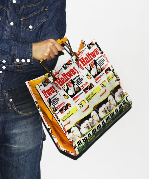 HEY!MrsROSE(ヘイミセスローズ)の「【HEY! Mrs ROSE】HEY! MetalHandleBAG 245-140504(ハンドバッグ・レディース・ブルー/ホワイト/ブラウン・FREE)」の12枚目の写真