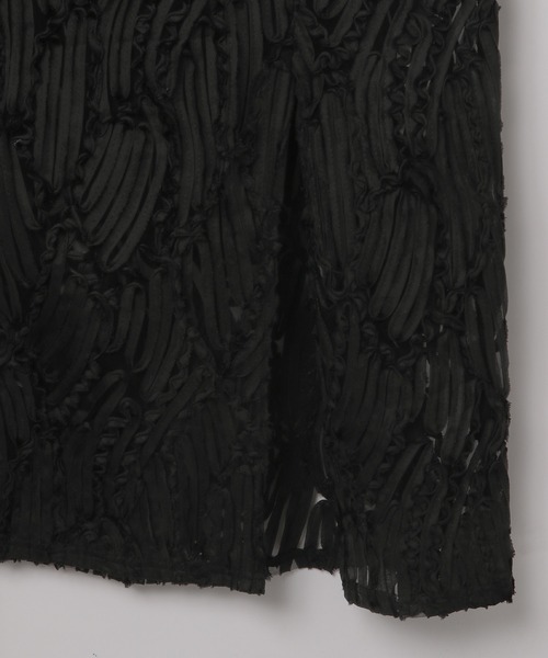 PAGEBOY（ページボーイ）の「チュールジャガードキャミワンピース（ワンピース・レディース・ブラック/オフホワイト・FREE）」の19枚目の写真