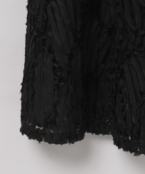 PAGEBOY（ページボーイ）の「チュールジャガードキャミワンピース（ワンピース・レディース・ブラック/オフホワイト・FREE）」の18枚目の写真