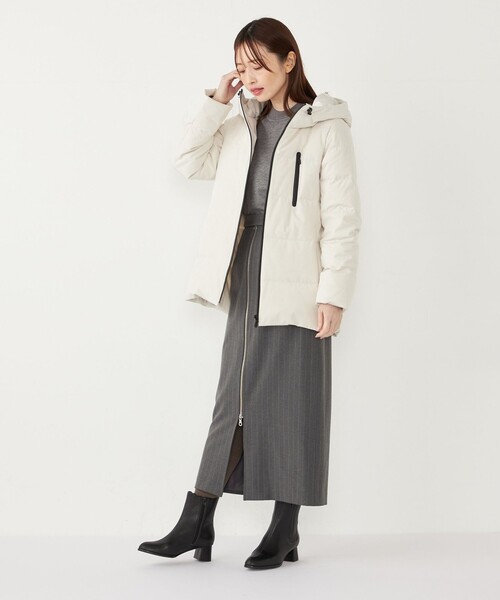 SHIPS Colors（シップス カラーズ）の「SHIPS Colors:〈手洗い可能〉ストライプ ジップ タイトスカート グレー◇（スカート・レディース・グレー・SMALL/MEDIUM）」の13枚目の写真