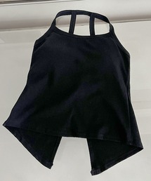 Lace Ladies（レースレディース）の「ソリッドカラー バック スリットカップ付き キャミソール（キャミソール）」