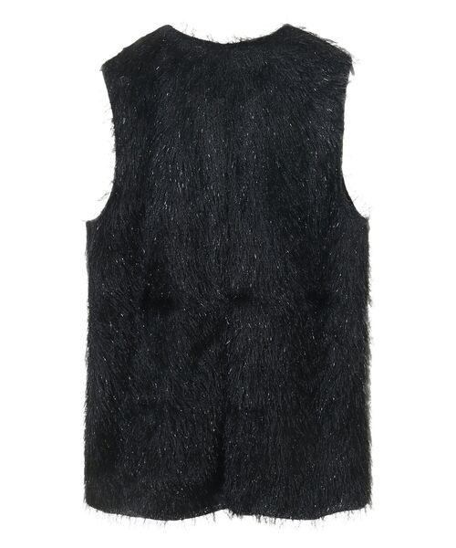 CRAFT STANDARD BOUTIQUE（クラフトスタンダードブティック）の「シャギーベスト（ベスト・レディース・グレイッシュベージュ/ブラック・FREE）」の11枚目の写真