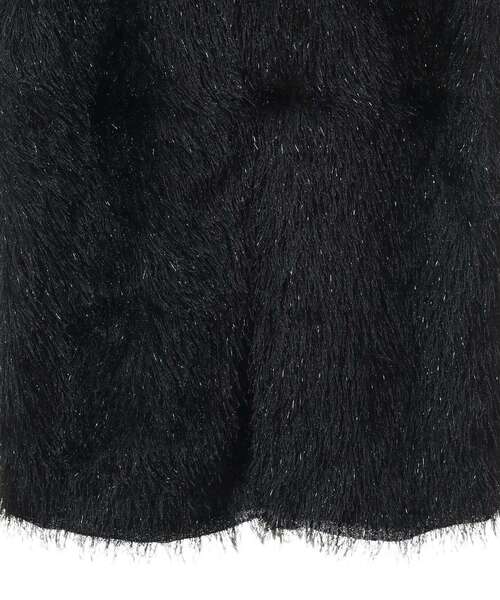 CRAFT STANDARD BOUTIQUE（クラフトスタンダードブティック）の「シャギーベスト（ベスト・レディース・グレイッシュベージュ/ブラック・FREE）」の7枚目の写真