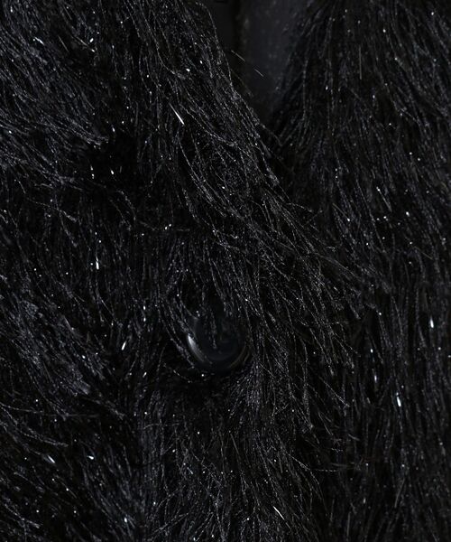 CRAFT STANDARD BOUTIQUE（クラフトスタンダードブティック）の「シャギーベスト（ベスト・レディース・グレイッシュベージュ/ブラック・FREE）」の6枚目の写真