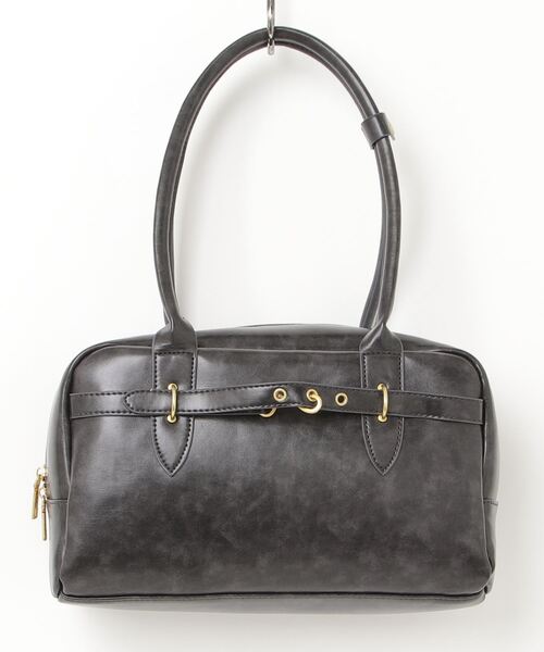 gossip!ロサンゼルス(ゴシップロサンゼルス)の「Y2K ヴィンテージ調ボストンバッグ BAG(ショルダーバッグ・レディース・ブラウン/ブラック・FREE)」の16枚目の写真