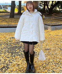 FREE'S MART | ◆【フード取り外し可能】ミドル丈中綿コート(ダウンジャケット/コート)
