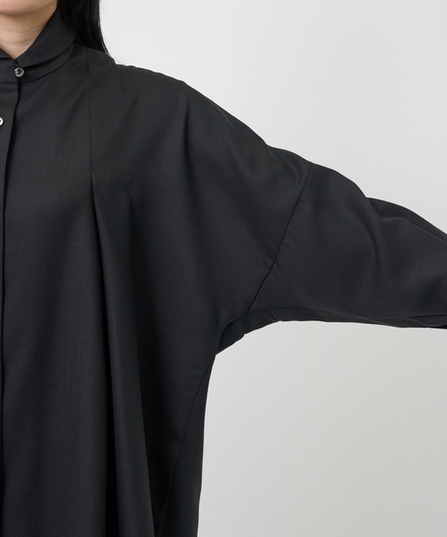 support surface(サポートサーフェス)の「【support surface/サポートサーフェス】A-LINE BLOUSE/Aラインブラウス(シャツ/ブラウス・レディース・オフホワイト/ブラック・0)」の20枚目の写真