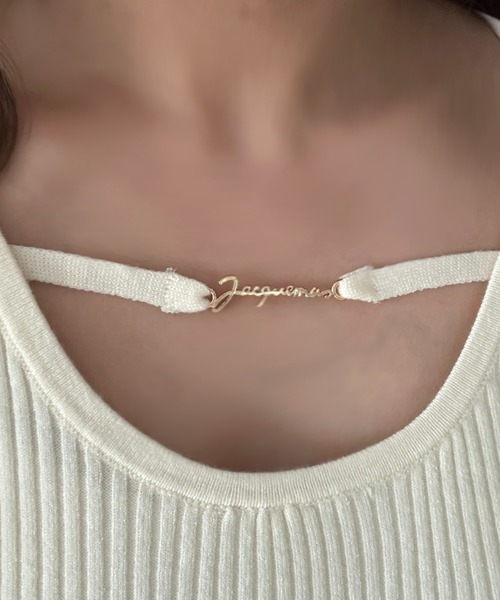 チャーム付きパワショルニット【ZOZOTOWN限定アイテム】（ニット