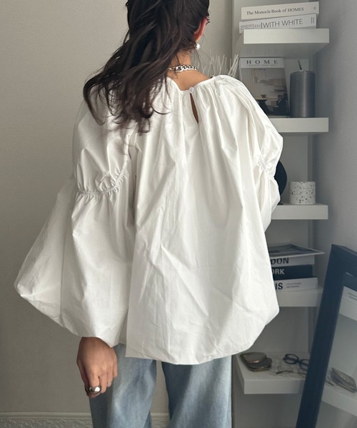 袖ボリュームブラウス（Tシャツ/カットソー）｜deux amour（ドゥーザムール）