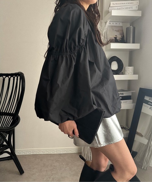 袖ボリュームブラウス（Tシャツ/カットソー）｜deux amour（ドゥーザムール）