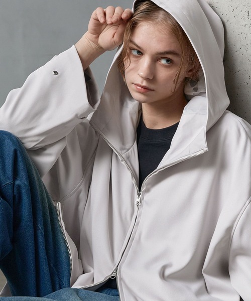 セール】【SERACE】Loose drape suspenders mountain parka