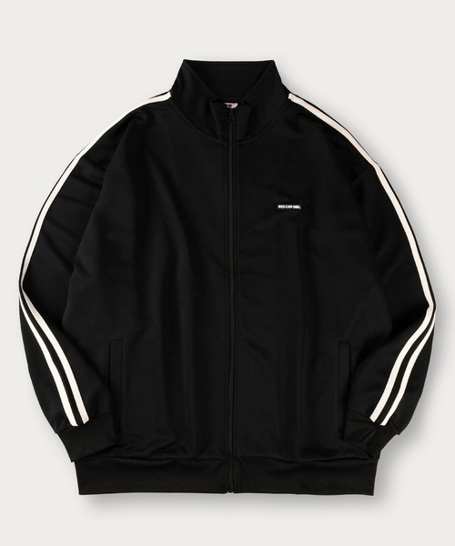 【セール】【Red Cap Girl/レッドキャップガール】ワンポイントワッペン ガールバックプリント トラックジャケット オーバーサイズ ユニセックス 推し活(ジャージ)|Red Cap Girl(レッドキャプガール) 【セール】【Red Cap Girl/レッドキャップガール】ワンポイントワッペン ガールバックプリント トラックジャケット オーバーサイズ ユニセックス 推し活(ジャージ)|Red Cap Girl(レッドキャプガール)