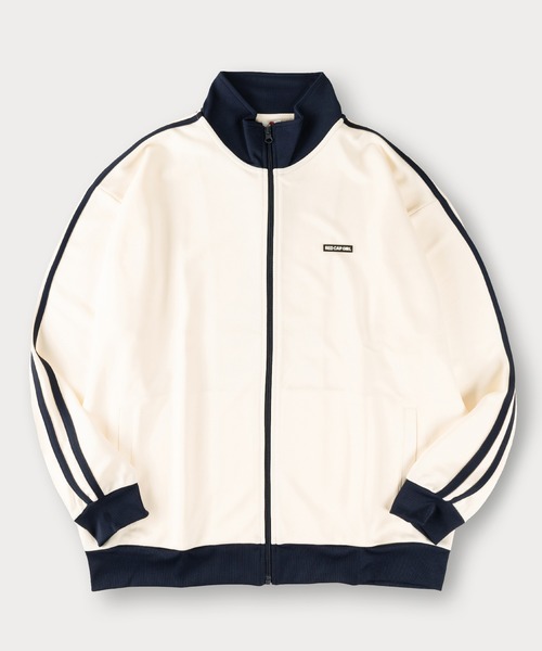 【セール】【Red Cap Girl/レッドキャップガール】ワンポイントワッペン ガールバックプリント トラックジャケット オーバーサイズ ユニセックス 推し活(ジャージ)|Red Cap Girl(レッドキャプガール) 【セール】【Red Cap Girl/レッドキャップガール】ワンポイントワッペン ガールバックプリント トラックジャケット オーバーサイズ ユニセックス 推し活(ジャージ)|Red Cap Girl(レッドキャプガール)