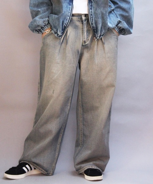 ８(eight)（エイト）の「デニムワイドパンツ（デニムパンツ・メンズ・ブルー系その他/ブラック系その他3/ブルー系その他2/ブラック系その他/ブラック系その他2・SMALL/MEDIUM/LARGE）」の5枚目の写真